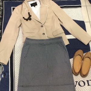 TALBOTS Skirt with Sailboat Design